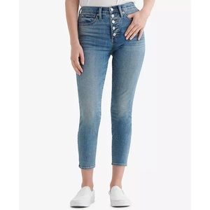 Lucky Brand: Bridgette Button-Fly Jeans (Cropped)